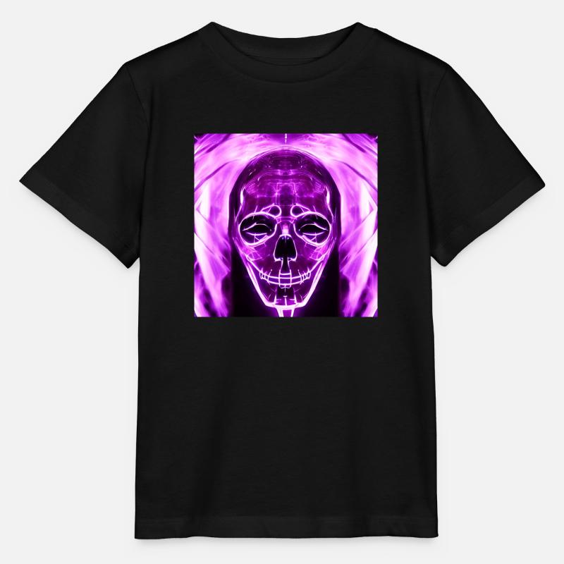 Masqué en violet - T-shirt bio MINI CREATOR Stanley/Stella Enfant - noir