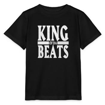 King Of Da Beats - Stanley/Stella Kinder T-Shirt MINI CREATOR  - Schwarz - Vorne - Mikhail (115cm)