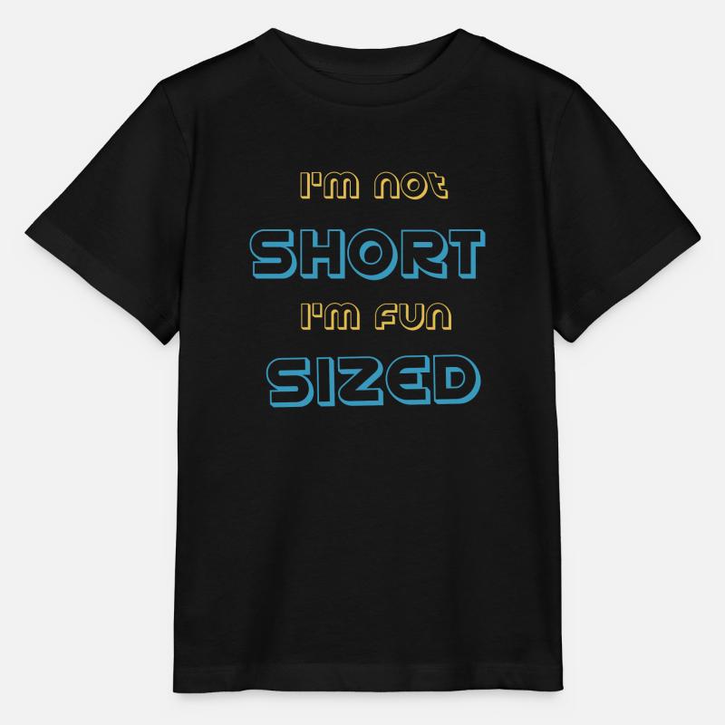 Ich bin nicht klein Ich habe Spaß - Stanley/Stella Kinder T-Shirt MINI CREATOR  - Schwarz