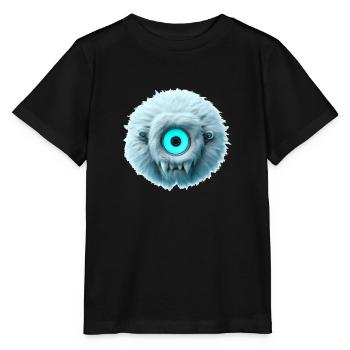 Le grand Yeti !!! - T-shirt bio MINI CREATOR Stanley/Stella Enfant - noir - Devant - Mikhail (115cm)