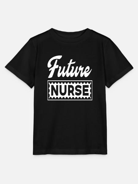 Future Nurse - Stanley/Stella Kinder T-Shirt MINI CREATOR - Schwarz