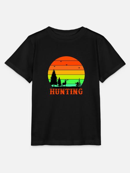 Hunting - Stanley/Stella Kinder T-Shirt MINI CREATOR  - Schwarz