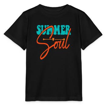 Âme d’été - T-shirt bio MINI CREATOR Stanley/Stella Enfant - noir - Devant - Mikhail (115cm)