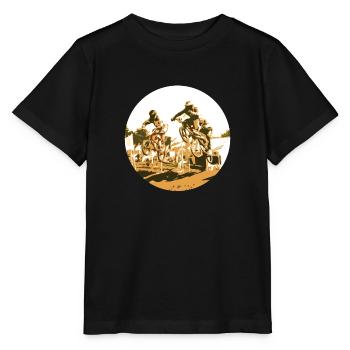 BMX - Stanley/Stella Kinder T-Shirt MINI CREATOR  - Schwarz - Vorne - Mikhail (115cm)
