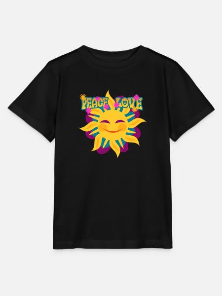 Hippie - Stanley/Stella Kinder T-Shirt MINI CREATOR  - Schwarz