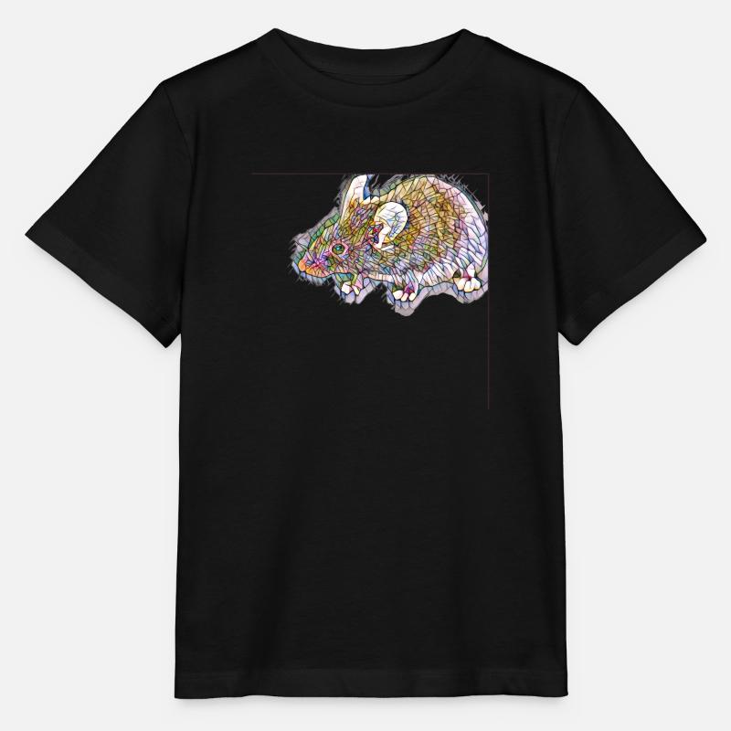 Kunstdruck Maus / Nagetier - Stanley/Stella Kinder T-Shirt MINI CREATOR  - Schwarz