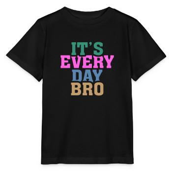 C’est tous les jours Bro - T-shirt bio MINI CREATOR Stanley/Stella Enfant - noir - Devant - Mikhail (115cm)
