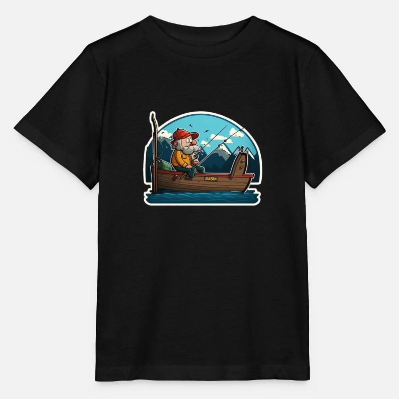 Pêcheur - T-shirt bio MINI CREATOR Stanley/Stella Enfant - noir