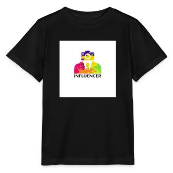 Influencer - Stanley/Stella MINI CREATOR Kids’ T-Shirt - black - Front - Mikhail (115cm)