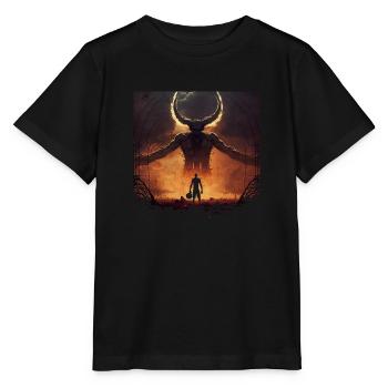 Basketball Demons - Stanley/Stella MINI CREATOR Kids’ T-Shirt - black - Front - Mikhail (115cm)