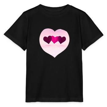 Engagement Valentine's Day Wedding Mother's Day Love - Stanley/Stella MINI CREATOR Kids’ T-Shirt - black - Front - Mikhail (115cm)