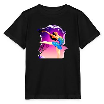 Ballet Dancer Ballerina Dance Class Gift Dance - Stanley/Stella MINI CREATOR Kids’ T-Shirt - black - Front - Mikhail (115cm)