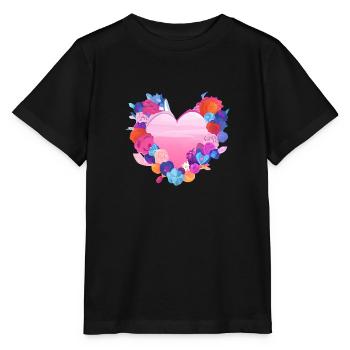 Fiançailles Mariage Fête des mères Saint-Valentin Amour - T-shirt bio MINI CREATOR Stanley/Stella Enfant - noir - Devant - Mikhail (115cm)