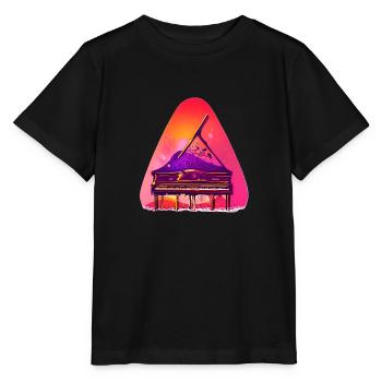 Pianiste Cadeau Piano Pianiste Pianiste - T-shirt bio MINI CREATOR Stanley/Stella Enfant - noir - Devant - Mikhail (115cm)