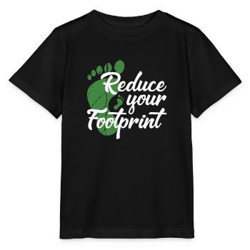 Reduce your Footprint - Stanley/Stella MINI CREATOR Kids’ T-Shirt - black - Front - Mikhail (115cm)