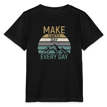 Make Earth Day every Day - Stanley/Stella Kinder T-Shirt MINI CREATOR  - Schwarz - Vorne - Mikhail (115cm)