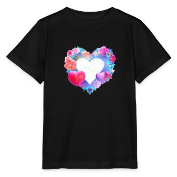 Valentinstag Verlobung Hochzeit Liebe Muttertag - Stanley/Stella Kinder T-Shirt MINI CREATOR  - Schwarz - Vorne - Mikhail (115cm)
