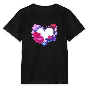 Muttertag Hochzeit Valentinstag Liebe Verlobung - Stanley/Stella Kinder T-Shirt MINI CREATOR  - Schwarz - Vorne - Mikhail (115cm)