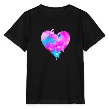 Fête des mères Saint-Valentin Mariage de fiançailles amoureuses - T-shirt bio MINI CREATOR Stanley/Stella Enfant - noir - Devant - Mikhail (115cm)