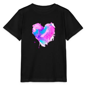 Valentinstag Hochzeit Liebe Verlobung Muttertag - Stanley/Stella Kinder T-Shirt MINI CREATOR  - Schwarz - Vorne - Mikhail (115cm)