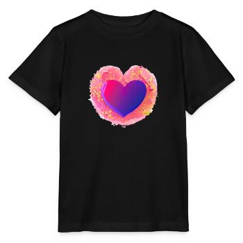 Verlobung Muttertag Valentinstag Liebe Hochzeit - Stanley/Stella Kinder T-Shirt MINI CREATOR  - Schwarz - Vorne - Mikhail (115cm)