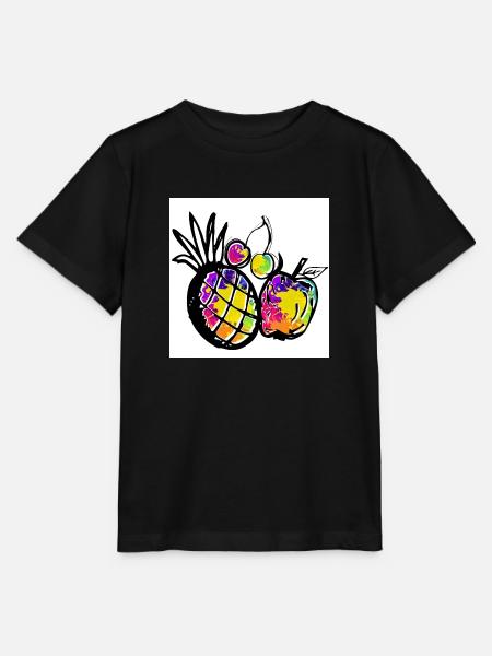 Fruit - Stanley/Stella Kinder T-Shirt MINI CREATOR  - Schwarz