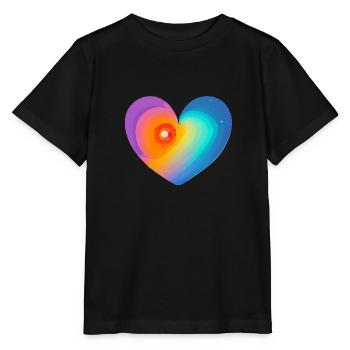 Muttertag Liebe Hochzeit Verlobung Valentinstag - Stanley/Stella Kinder T-Shirt MINI CREATOR  - Schwarz - Vorne - Mikhail (115cm)
