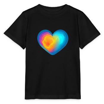 Mother's Day Valentine's Day Wedding Engagement Love - Stanley/Stella MINI CREATOR Kids’ T-Shirt - black - Front - Mikhail (115cm)