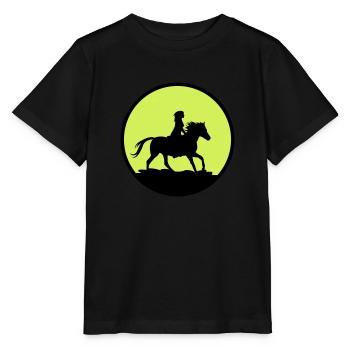 reiterin - Stanley/Stella Kinder T-Shirt MINI CREATOR  - Schwarz - Vorne - Mikhail (115cm)