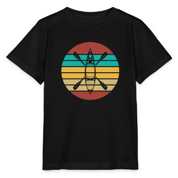 Sports nautiques en kayak - T-shirt bio MINI CREATOR Stanley/Stella Enfant - noir - Devant - Mikhail (115cm)