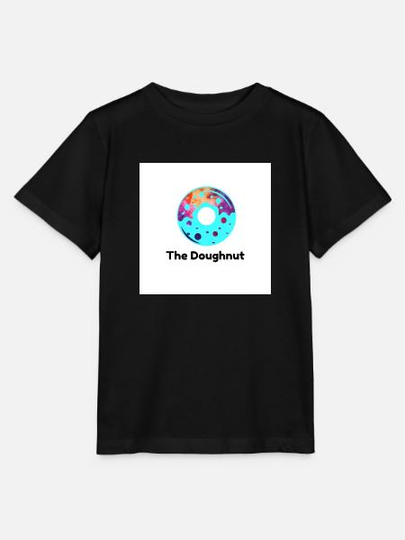 The Doughnut - Stanley/Stella Kinder T-Shirt MINI CREATOR - Schwarz
