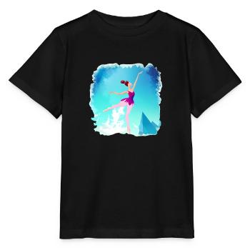 Ballet Dancer Ballerina Dance Class Gift Dance - Stanley/Stella MINI CREATOR Kids’ T-Shirt - black - Front - Mikhail (115cm)