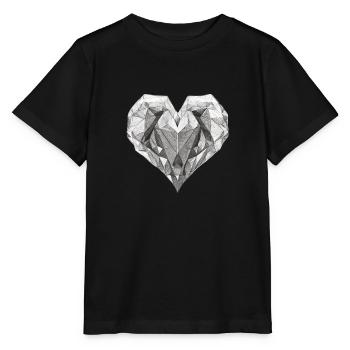 Saint-Valentin Fiançailles Fête des mères Mariage Amour - T-shirt bio MINI CREATOR Stanley/Stella Enfant - noir - Devant - Mikhail (115cm)