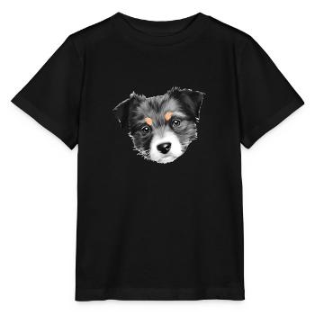 Chiens Berger Chien Propriétaire Chien Chien Propriétaire Chien Propriétaire - T-shirt bio MINI CREATOR Stanley/Stella Enfant - noir - Devant - Mikhail (115cm)