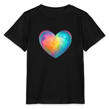 Fête des mères Fiançailles amoureuses Mariage Saint-Valentin - T-shirt bio MINI CREATOR Stanley/Stella Enfant - noir - Devant - Mikhail (115cm)
