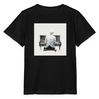 Der Pianist - Stanley/Stella Kinder T-Shirt MINI CREATOR  - Schwarz - Vorne - Mikhail (115cm)