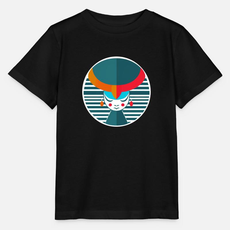 Abstrakter Stier - Stanley/Stella Kinder T-Shirt MINI CREATOR  - Schwarz