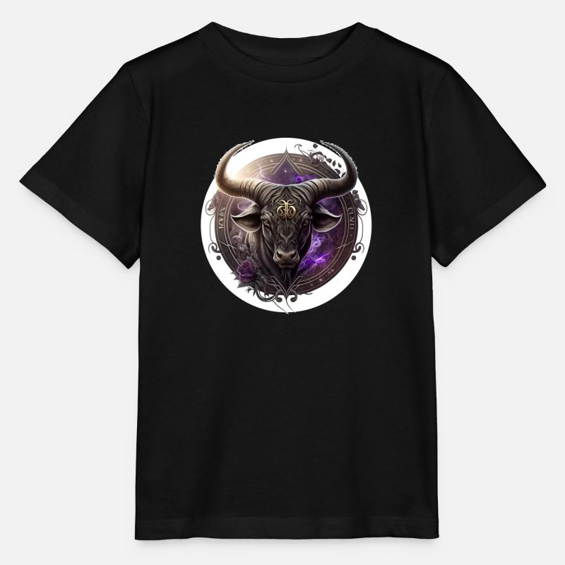 Stier-Horoskop - Stanley/Stella Kinder T-Shirt MINI CREATOR  - Schwarz