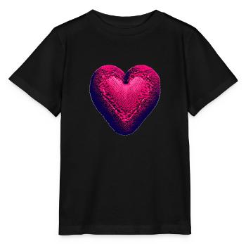 Wedding Love Valentine's Day Mother's Day Engagement - Stanley/Stella MINI CREATOR Kids’ T-Shirt - black - Front - Mikhail (115cm)