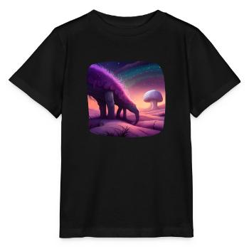 Fantasie Kreatur mystisch - Stanley/Stella Kinder T-Shirt MINI CREATOR  - Schwarz - Vorne - Mikhail (115cm)