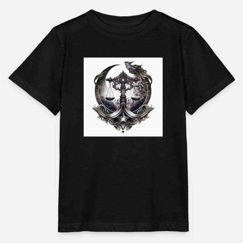 Bild des Balance-Zeichens - Stanley/Stella Kinder T-Shirt MINI CREATOR  - Schwarz