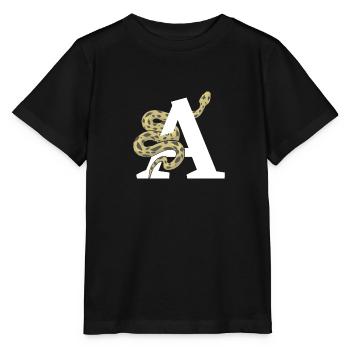 Brief an die Schlange - Stanley/Stella Kinder T-Shirt MINI CREATOR  - Schwarz - Vorne - Mikhail (115cm)