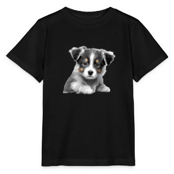 Chiens Propriétaires de chiens Bergers allemands Propriétaires de chiens Propriétaires de chiens - T-shirt bio MINI CREATOR Stanley/Stella Enfant - noir - Devant - Mikhail (115cm)