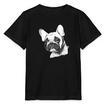dog owner dogs bulldog dog dog owner - Stanley/Stella MINI CREATOR Kids’ T-Shirt - black - Front - Mikhail (115cm)