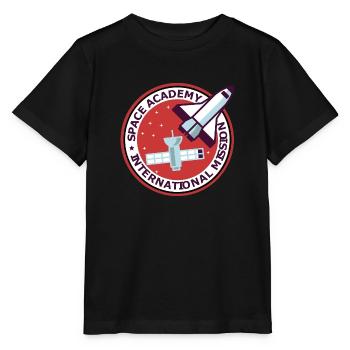 Space Academy International rote Farbe Vintage - Stanley/Stella Kinder T-Shirt MINI CREATOR  - Schwarz - Vorne - Mikhail (115cm)