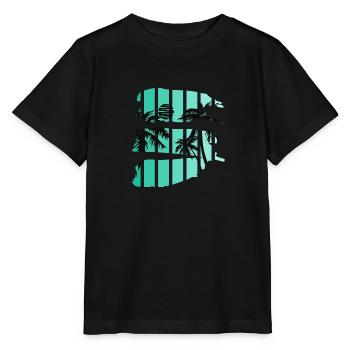 Sonnenuntergang - Stanley/Stella Kinder T-Shirt MINI CREATOR  - Schwarz - Vorne - Mikhail (115cm)