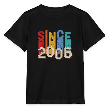 Since 2006 retro - T-shirt bio MINI CREATOR Stanley/Stella Enfant - noir - Devant - Mikhail (115cm)