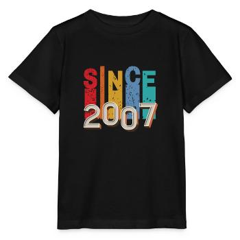 Since 2007 retro - T-shirt bio MINI CREATOR Stanley/Stella Enfant - noir - Devant - Mikhail (115cm)