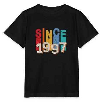 Since 1997 retro - T-shirt bio MINI CREATOR Stanley/Stella Enfant - noir - Devant - Mikhail (115cm)