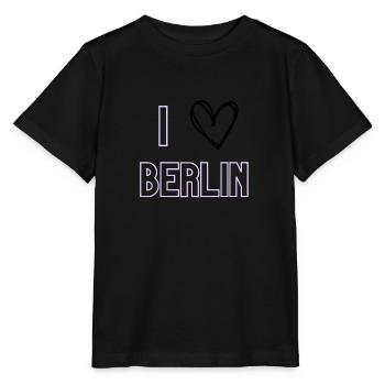 I love Berlin - Stanley/Stella Kinder T-Shirt MINI CREATOR  - Schwarz - Vorne - Mikhail (115cm)